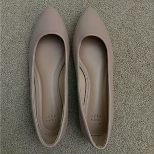 a new day Blush Pink Pointed Toe Flats